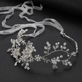 Fashion Bridal Wedding Hair Accessories Alloy Flower Pearl Hairbandpicture9